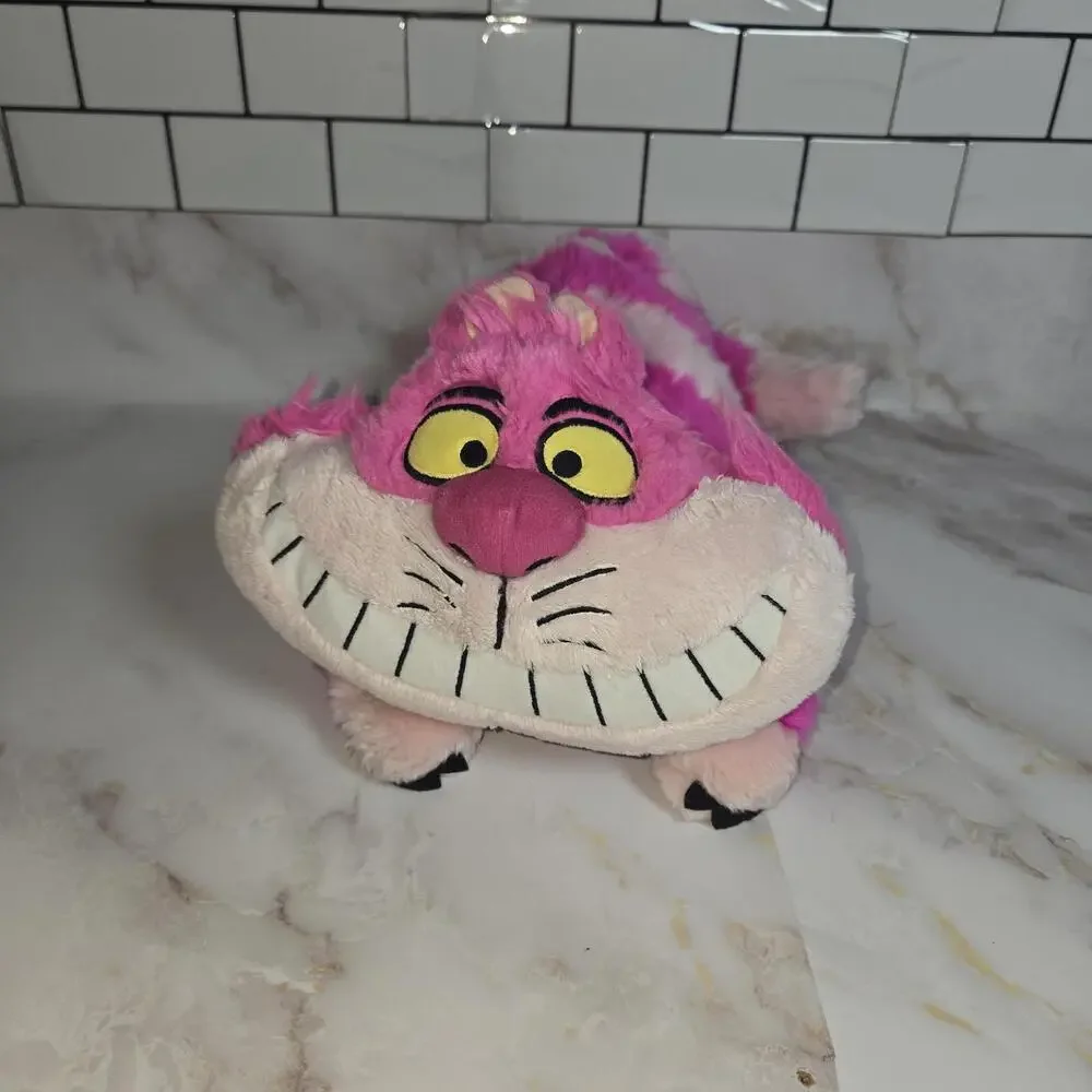 Disney Store Cheshire Cat Plush Alice in Wonderland Authentic 18” Stuffed Toy - Picture 2 of 8